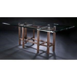 54" Rectangle Rattan Cocktail Table